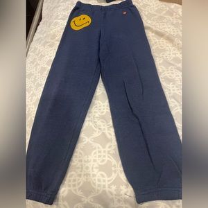 Kids Aviator Nation Smiley Face Sweatpants